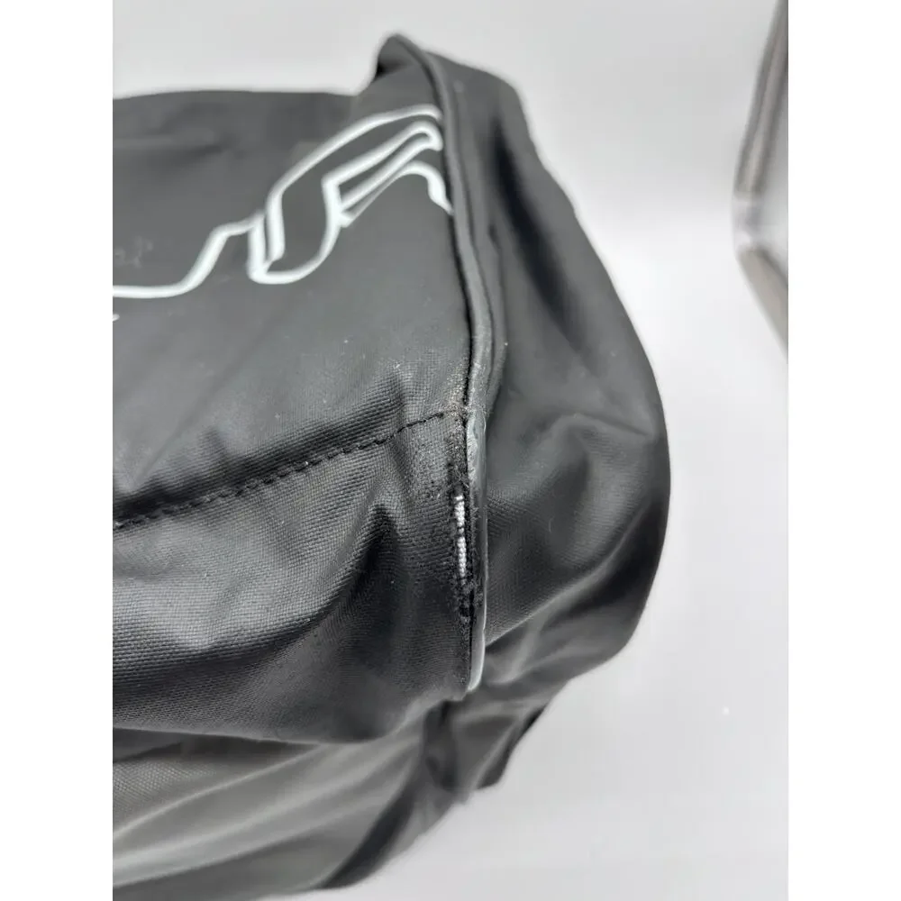 Under Armour Storm Duffel Bag Gym Workout Pockets Shoulder Carry Gray Black
